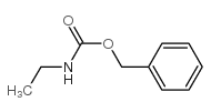 Ethylcarbamic acid phenylmethyl ester结构式