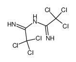 N-(1-Amino-2,2,2-trichloroethylidene)-2,2,2-trichloroethanimidamide Structure