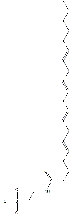 N-(5,8,11,14-Eicosatetraenoyl)taurine结构式