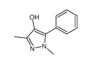 1,3-dimethyl-5-phenylpyrazol-4-ol Structure