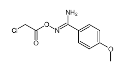 (Z)-N'-(2-chloroacetoxy)-4-methoxybenzimidamide Structure