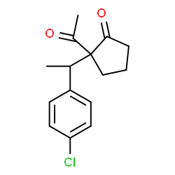 2-ACETYL-2-(1-(4-CHLOROPHENYL)ETHYL)CYCLOPENTANONE picture