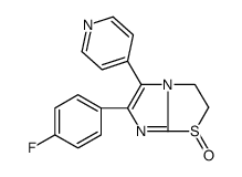 6-(4-fluorophenyl)-5-pyridin-4-yl-2,3-dihydroimidazo[2,1-b][1,3]thiazole 1-oxide Structure