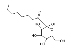 1-OCTANOYL-BETA-D-GLUCOPYRANOSIDE Structure