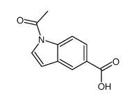 1-ACETYL-1H-INDOLE-5-CARBOXYLIC ACID structure