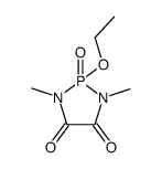 2-ethoxy-1,3-dimethyl-1,3,2-diazaphospholidine-4,5-dione 2-oxide结构式