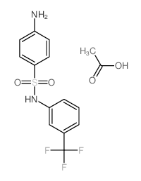 4-amino-N-[3-(trifluoromethyl)phenyl]benzenesulfonamide structure