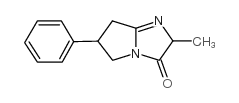 3H-Pyrrolo(1,2-a)imidazol-3-one, 2,5,6,7-tetrahydro-2-methyl-6-phenyl-结构式