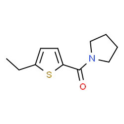 Pyrrolidine, 1-[(5-ethyl-2-thienyl)carbonyl]- (9CI) Structure