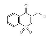 4H-1-Benzothiopyran-4-one,3-(chloromethyl)-, 1,1-dioxide picture