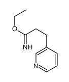 3-PYRIDIN-3-YL-PROPIONIMIDIC ACID ETHYL ESTER structure