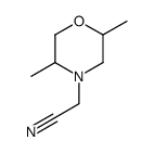 4-Morpholineacetonitrile,2,5-dimethyl-(9CI)结构式