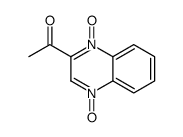 1-(1-oxido-4-oxoquinoxalin-4-ium-2-yl)ethanone结构式