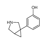 3-(3-azabicyclo[3.1.0]hexan-1-yl)phenol结构式