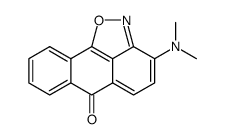 3-dimethylaminoanthra[1,9-c,d]isoxazol-6-one结构式