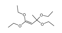 1,1,3,3-tetraethoxy-but-1-ene Structure