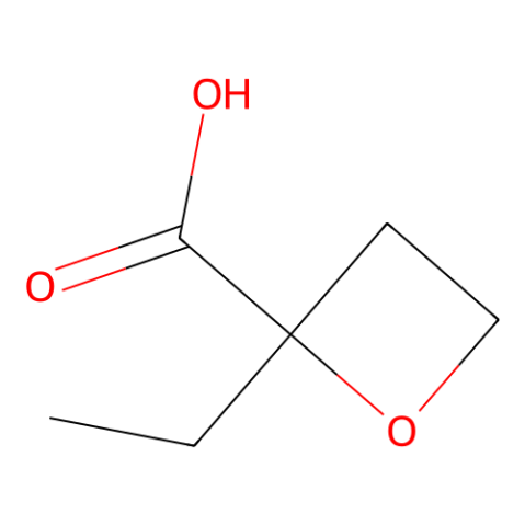 2-ethyloxetane-2-carboxylic acid Structure