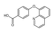 4-quinolin-8-yloxybenzoic acid结构式