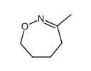 4,5,6,7-Tetrahydro-3-methyl-1,2-oxazepin Structure