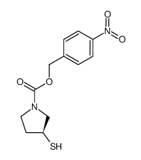 (3S)-3-Mercapto-(4-nitrophenyl)methyl ester-1-pyrrolidine carboxylic acid picture