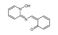 6-[[(1-hydroxypyridin-2-ylidene)amino]methylidene]cyclohexa-2,4-dien-1-one结构式