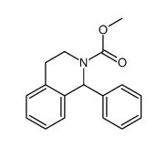 methyl 1-phenyl-3,4-dihydro-1H-isoquinoline-2-carboxylate结构式