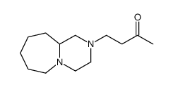 4-(3,4,6,7,8,9,10,10a-octahydro-1H-pyrazino[1,2-a]azepin-2-yl)butan-2-one Structure