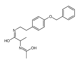 2-acetamido-N-[2-(4-phenylmethoxyphenyl)ethyl]propanamide结构式