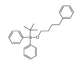 tert-butyl-diphenyl-(4-phenylbutoxy)silane结构式