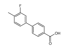 3'-FLUORO-4'-METHYL-[1,1'-BIPHENYL]-4-CARBOXYLIC ACID Structure