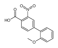 4-(2-methoxyphenyl)-2-nitrobenzoic acid结构式