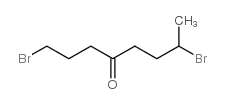 1,7-DIBROMO-OCTAN-4-ONE结构式