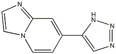 IMidazo[1,2-a]pyridine, 7-(1H-1,2,3-triazol-5-yl)-结构式