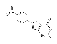 ETHYL 3-AMINO-5-(4-NITROPHENYL)THIOPHEN& structure