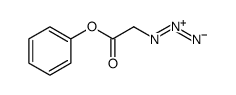 Acetic acid, 2-azido-, phenyl ester结构式