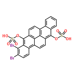 dibromodibenzo[b,def]chrysene-7,14-diyl bis(hydrogen sulphate) picture