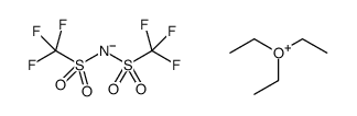 triethyloxonium bis(trifluoromethylsulfonyl)imide Structure