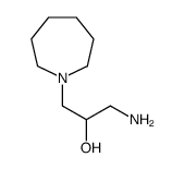 1-amino-3-(azepan-1-yl)propan-2-ol structure