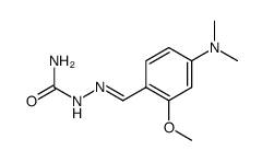 4-dimethylamino-2-methoxy-benzaldehyde-semicarbazone结构式