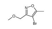 4-bromo-3-methoxymethyl-5-methylisoxazole structure