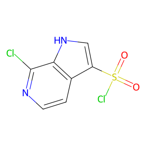 7-chloro-1H-pyrrolo[2,3-c]pyridine-3-sulfonyl chloride picture