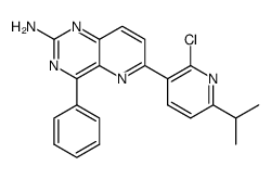 4-phenyl-6-(2-chloro-6-isopropylpyridin-3-yl)pyrido[3,2-d]pyrimidin-2-ylamine Structure