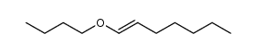 butyl-hept-1-enyl ether结构式