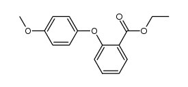 ethyl 2-(4-methoxy-phenoxy)benzoate Structure