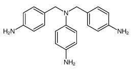 4-N,4-N-bis[(4-aminophenyl)methyl]benzene-1,4-diamine结构式