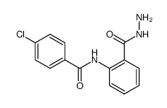 2-(4-chlorobenzoylamino)benzoylhydrazine Structure