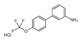 4'-TRIFLUOROMETHOXY-BIPHENYL-3-YLAMINE HYDROCHLORIDE结构式