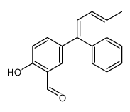 2-hydroxy-5-(4-methylnaphthalen-1-yl)benzaldehyde结构式