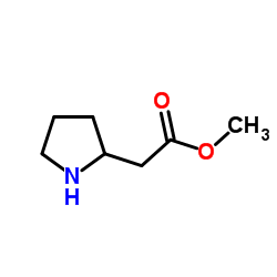 2-吡咯烷乙酸甲酯结构式