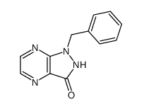 1-benzyl-1,2-dihydro-pyrazolo[3,4-b]pyrazin-3-one Structure